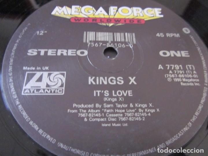 Discos de vinilo: KINGS X - ITS LOVE - MAXI EDICION INGLESA DEL AÑO 1990. - Foto 4 - 171809200