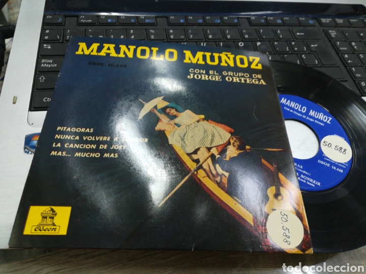 Discos de vinilo: Manolo Mu&ntilde;oz ep pitagoras + 3 1961 - Foto 1