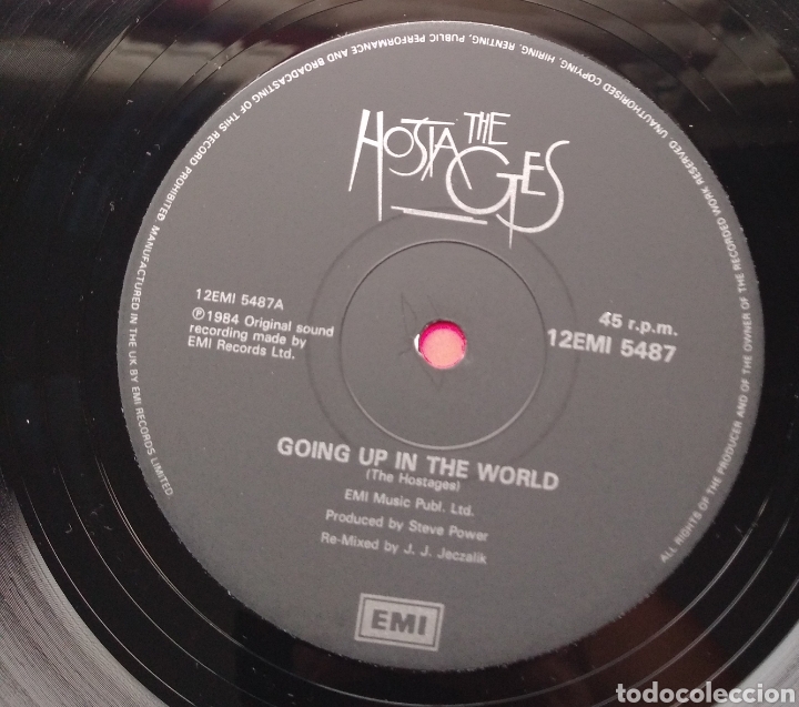 Discos de vinilo: The hostages - Going up the world - Foto 4
