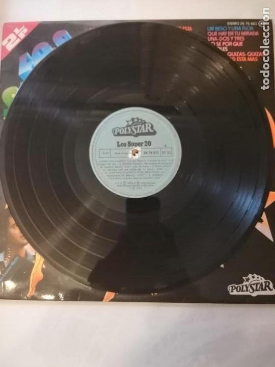 Discos de vinilo: DISCO DOBLE LP LOS SUPER 20. - Foto 3