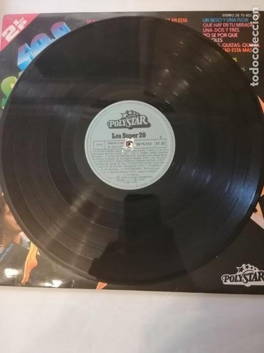 Discos de vinilo: DISCO DOBLE LP LOS SUPER 20. - Foto 4