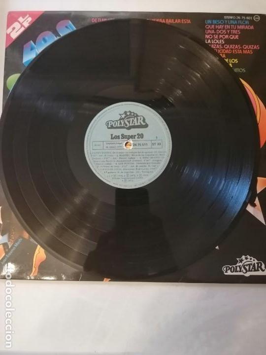 Discos de vinilo: DISCO DOBLE LP LOS SUPER 20. - Foto 7