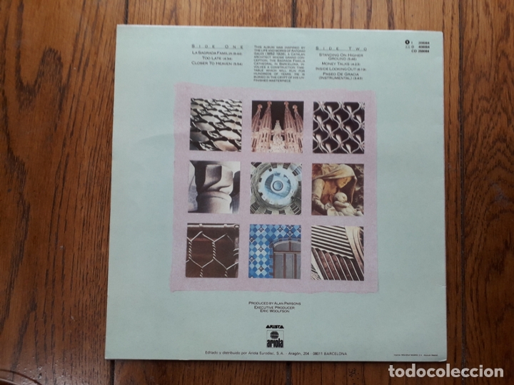 Discos de vinilo: The alan parsons project  -  gaudi - Foto 2