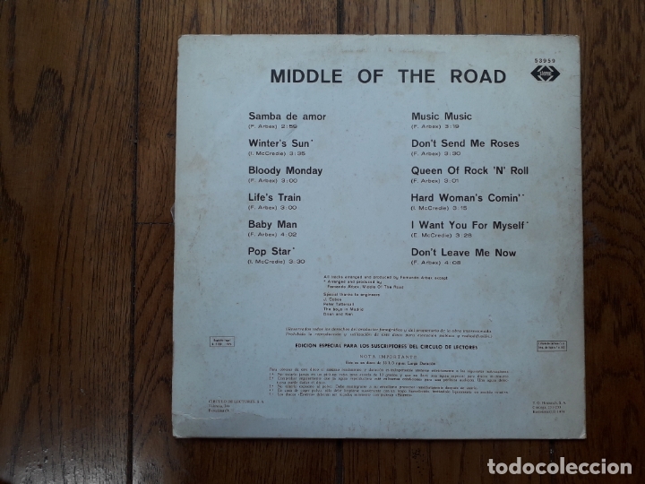 Discos de vinilo: Middle of the road - Foto 2