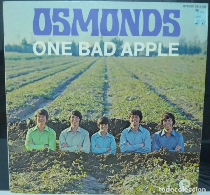 Discos de vinilo: OSMONDS / ONE BAD APPLE / (VG+VG+) MADE IN GERMANY. LP - Foto 1