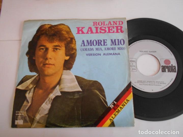 Discos de vinilo: ROLAND KAISER-SINGLE AMORE MIO - Foto 1