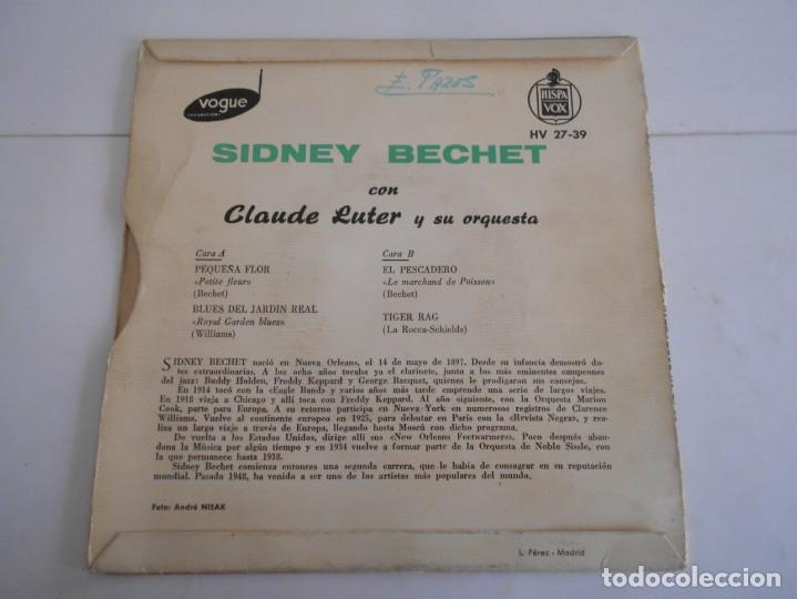 Discos de vinilo: SIDNEY BECHET-EP PEQUE&Ntilde;A FLOR +3 - Foto 2