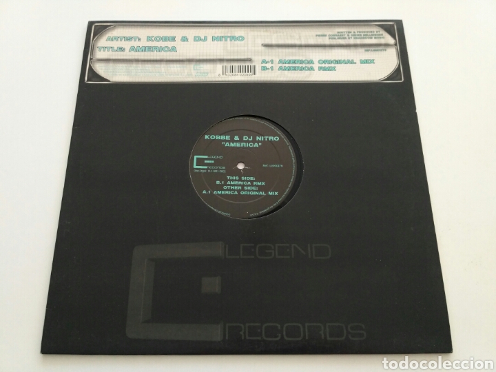 Discos de vinilo: Kobbe & DJ Nitro - America - Foto 1