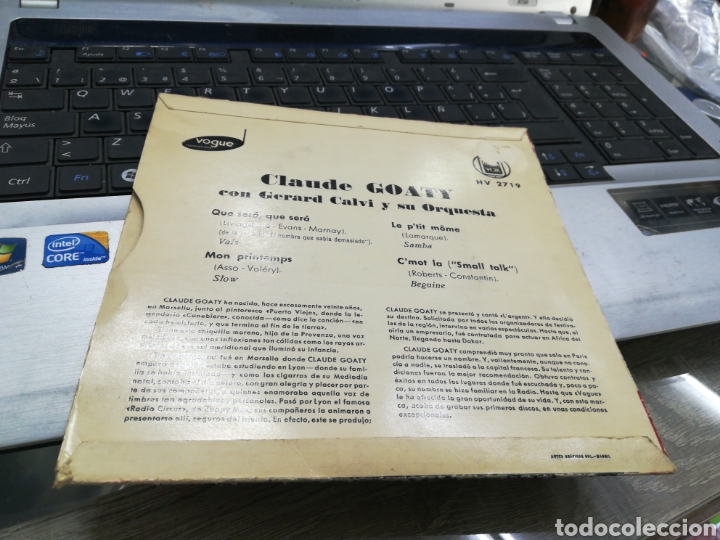 Discos de vinilo: Claude goaty ep que ser&aacute;, ser&aacute; + 3 espa&ntilde;a - Foto 2