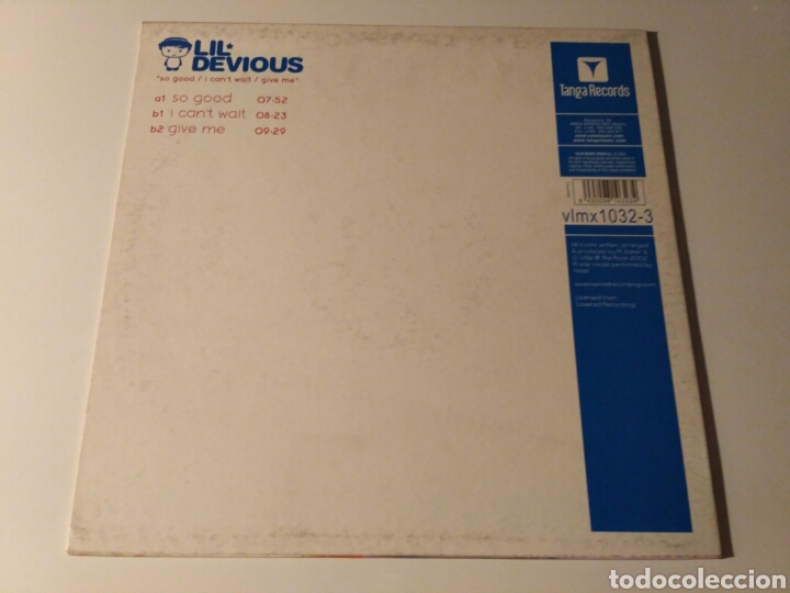 Discos de vinilo: Lil Devious - So Good - I Cant Wait - Give Me - Foto 2