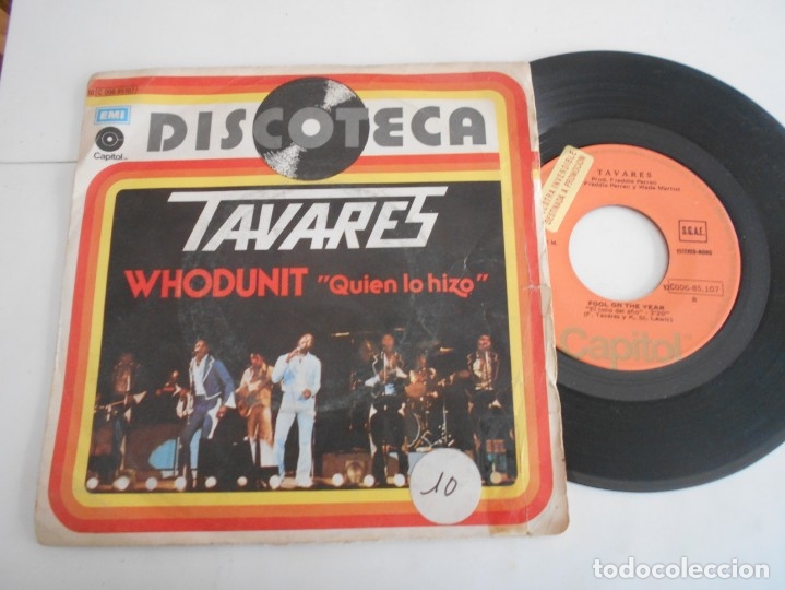 Discos de vinilo: TAVARES-SINGLE WHODUNIT - Foto 1