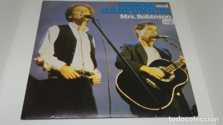 Discos de vinilo: DISCO SINGLE VINILO SIMON AND GARFUNKEL . MRS ROBINSON - Foto 1