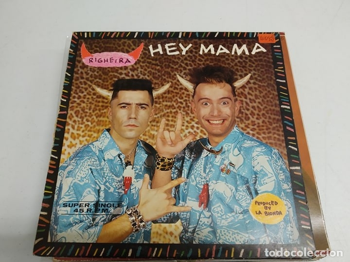 Discos de vinilo: Righeira -- Hey Mama - Foto 1