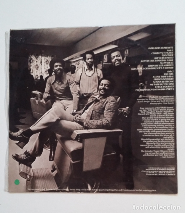 Discos de vinilo: INTRUDERS. SUPER HITS. LP. TDKLP7 - Foto 2