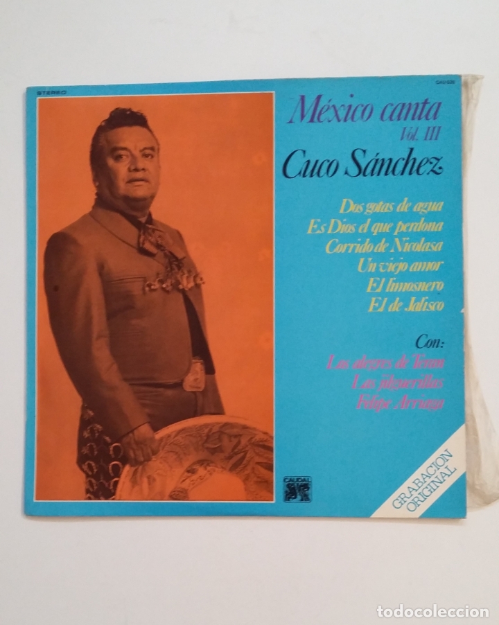 Discos de vinilo: Cuco S&aacute;nchez. Canta M&eacute;xico vol. III. LP. TDKDA59 - Foto 1