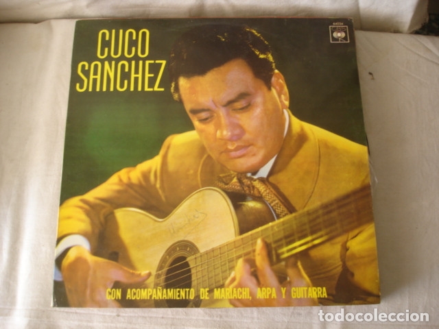 Discos de vinilo: Cuco Sanchez    Con Acompa&ntilde;iento De Mariachi, Arpa Y Guitarra - Foto 1