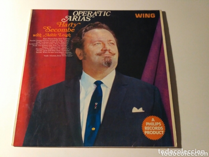 Discos de vinilo: Harry Secombe With Ad&egrave;le Leigh - Operatic Arias (LP, Mono) - Foto 1
