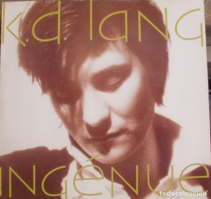 Discos de vinilo: K.D. LANG - INGENUE LP + INSERT 1992 GERMANY RARO - Foto 1