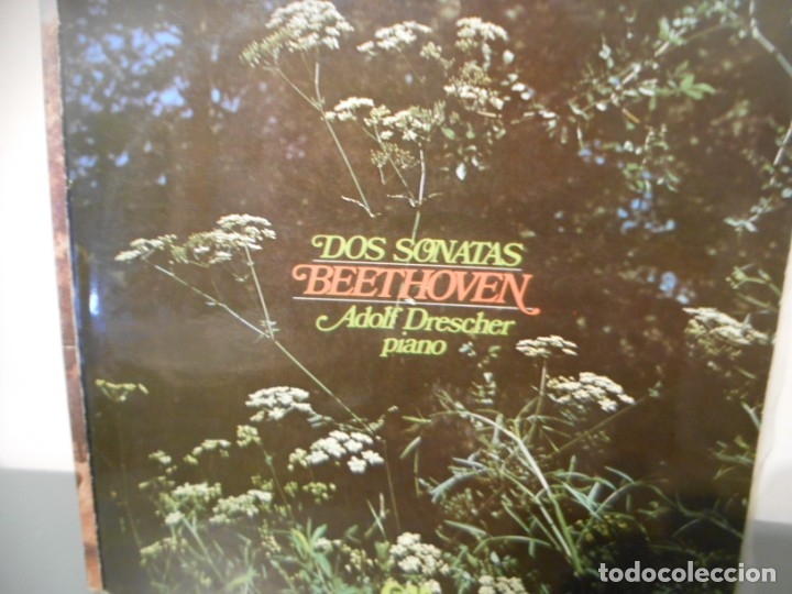 Discos de vinilo: BEETHOVEN - DOS SONATAS ADOLF DRESCHER PIANO - Foto 1