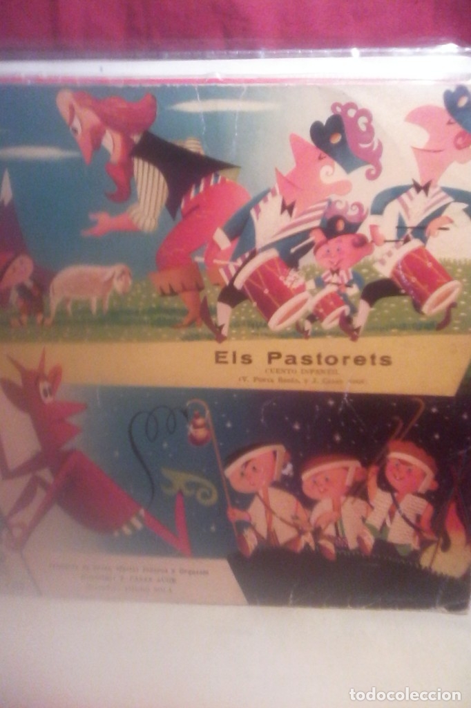 Discos de vinilo: ELS PASTORETS-SINGLE COLOR. - Foto 1