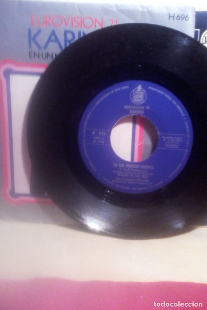 Discos de vinilo: KARINA - EUROVISION 71 . - Foto 2