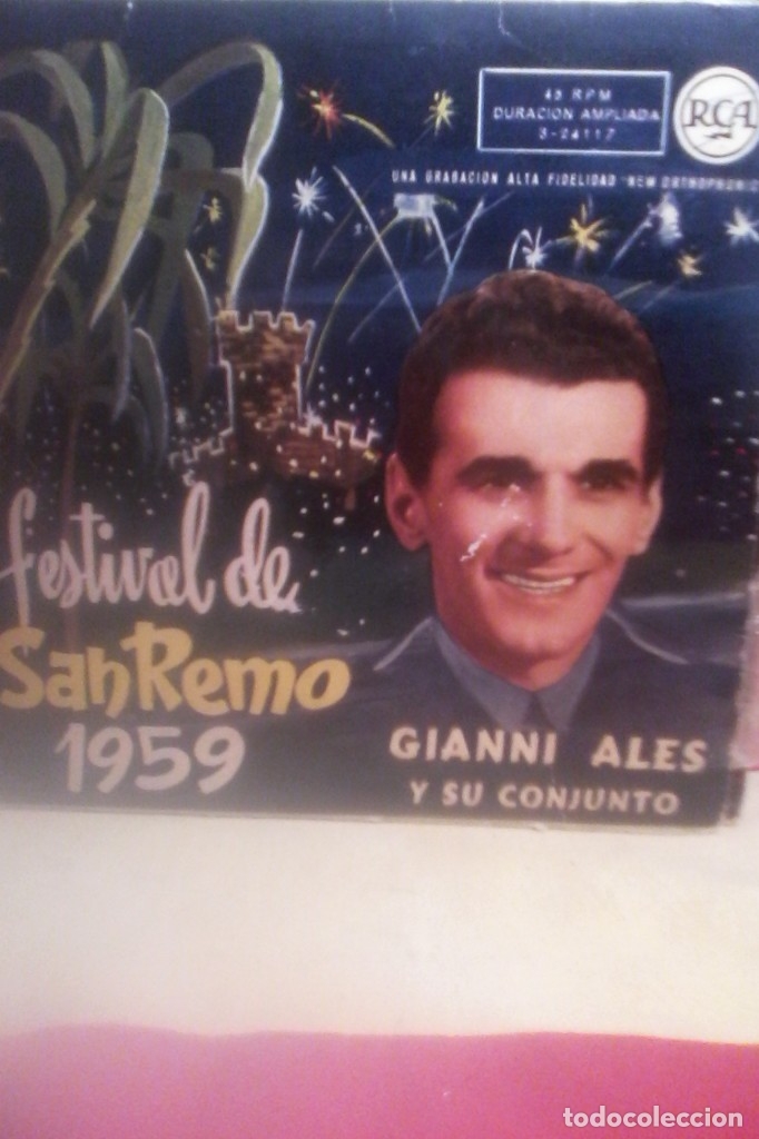 Discos de vinilo: FESTIVAL DE SAN REMO - 1959 . - Foto 1