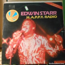 Discos de vinilo: EDWIN STAR HAPPY RADIO MAXI IMPORT. Lote 172285609