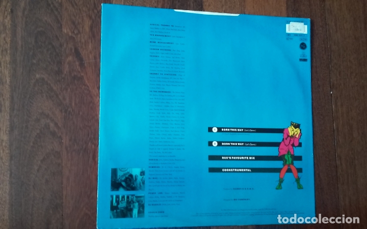 Discos de vinilo: Cookie crew-born this way.maxi - Foto 2