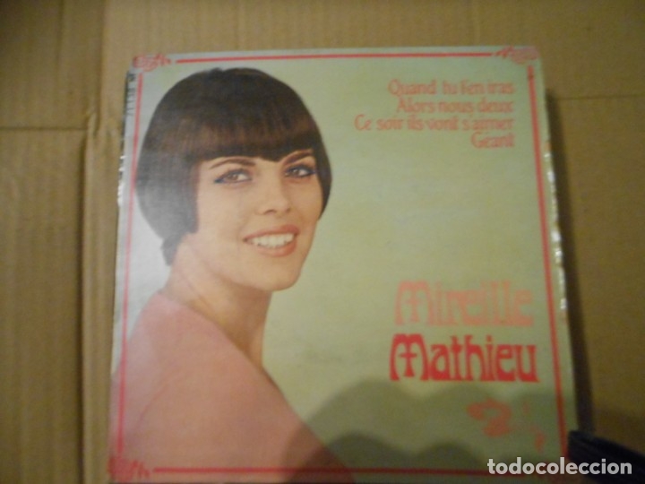 Discos de vinilo: MIREILLE MATHIEU - QUAN TU LEN IRAS + 3 - Foto 1