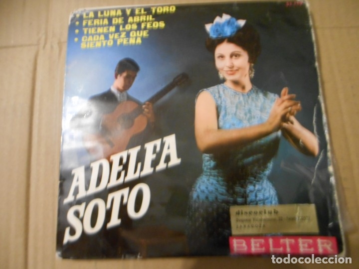 Discos de vinilo: ADELFA SOTO - LA LUNA Y EL TORO - Foto 1