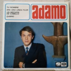 Discos de vinilo: ADAMO CANCIONES EN ESPAÑOL. VINILO SINGLE. Lote 172410987