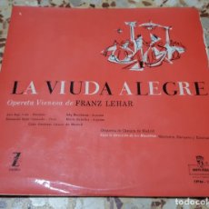 Discos de vinilo: LA VIUDA ALEGRE - OPERETA VIENESA - FRANZ LEHAR - SINGLE - ZAFIRO. Lote 172462554