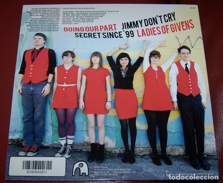 Discos de vinilo: THE CARROTS - DOING OUR PART 7&rdquo; - Foto 2