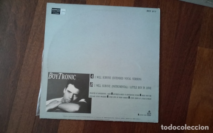 Discos de vinilo: Boytronic-i will survive.maxi espa&ntilde;a - Foto 2