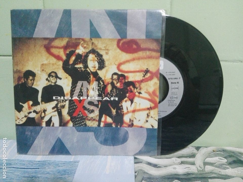 Discos de vinilo: INXS  DISAPPEAR  SINGLE GERMANY 1990 PDELUXE - Foto 1