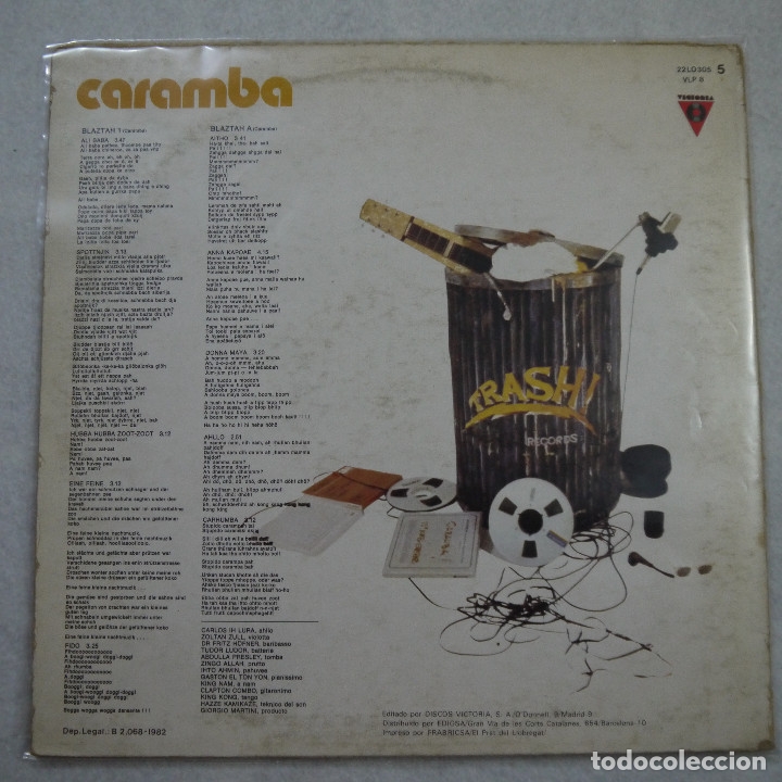 Discos de vinilo: CARAMBA - CARAMBA - LP 1982 - Foto 2