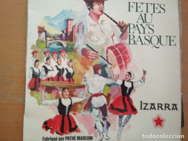Discos de vinilo: FETES AU PAYS BASQUE EP IZARRA - Foto 1