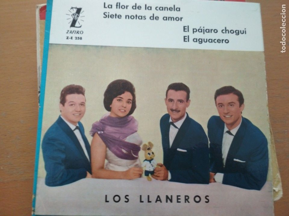 Discos de vinilo: LOS LLANEROS LA FLOR DE LA CANELA EP - Foto 1