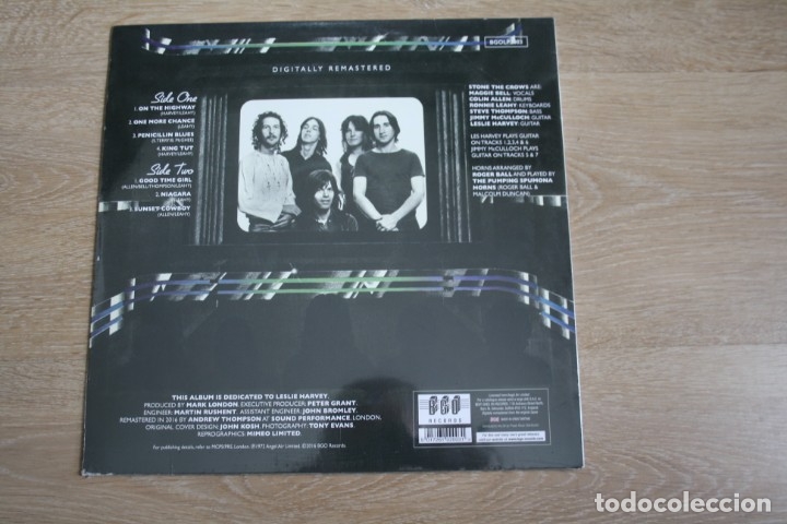 Discos de vinilo: STONE THE CROWS, CONTINUOUS PERFORMANCE, 1972, RE - Foto 2