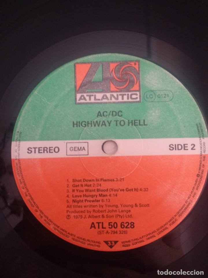 Discos de vinilo: LP - AC / DC - HIGHWAY TO HELL - Foto 2