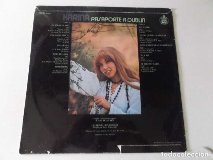 Discos de vinilo: karina, pasaporte a dublin, hispavox, 1971 - Foto 3