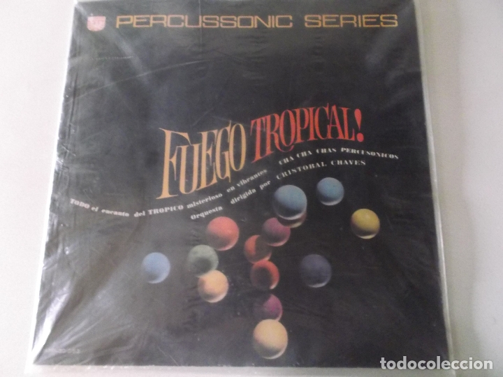 Vinyl records: Cristobal Chaves &ndash; Percussonic Series Fuego Tropical! latin