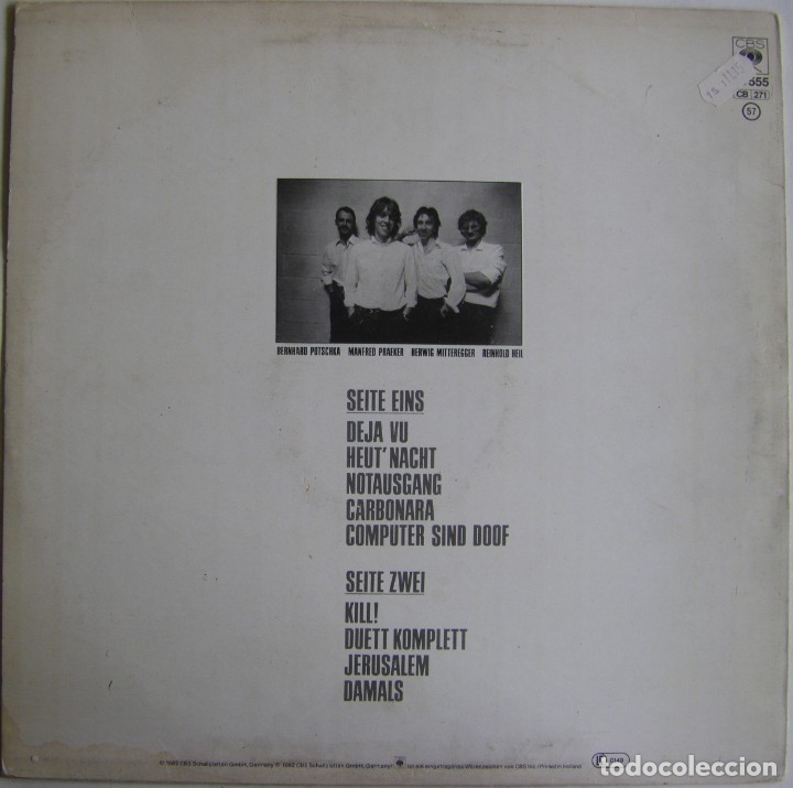 Discos de vinilo: Spliff. 85555, CBS 85 555, ALEMANIA - Foto 2