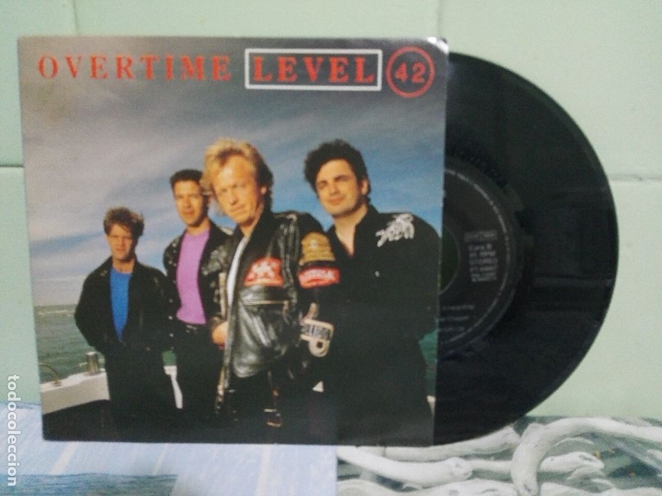 Discos de vinilo: LEVEL 42 OVERTIME  SINGLE SPAIN 1991 PDELUXE - Foto 1