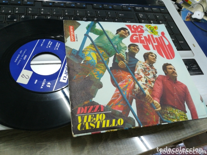 Discos de vinilo: Los geminis single dizzy / viejo castillo 1969 - Foto 2