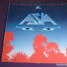 Discos de vinil: ASIA MAXI SINGLE GEFFEN EPIC 1983 - THE SMILE HAS LEFT YOUR EYES +2 - ROCK SINFONICO PROGRESIVO 70'S. Lote 172906504