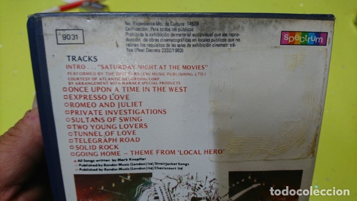 Discos de vinilo: VHS, DIR&Eacute; STRAITS, LIVE ALCHEMY, 1983 - Foto 4