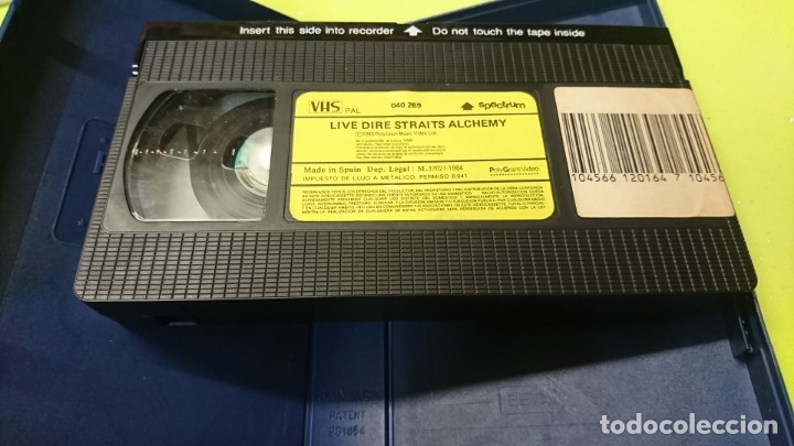 Discos de vinilo: VHS, DIR&Eacute; STRAITS, LIVE ALCHEMY, 1983 - Foto 5