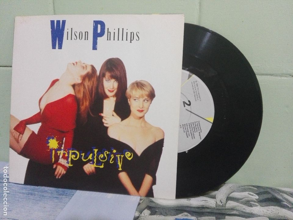 Discos de vinilo: WILSON PHILIPS  IMPULSIVE single spain 1990 PDELUXE - Foto 1