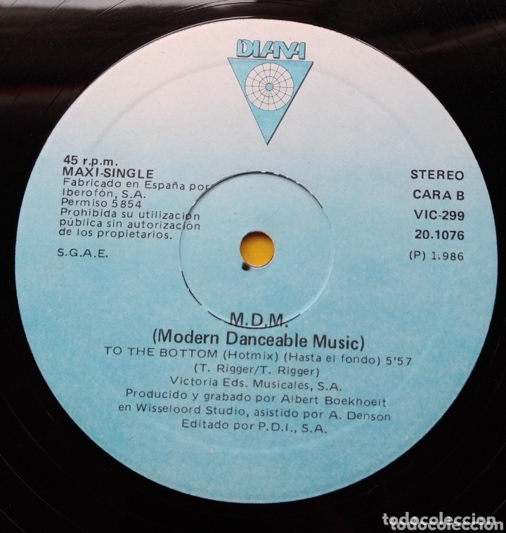 Discos de vinilo: M. D. M. - To the botton - Foto 3